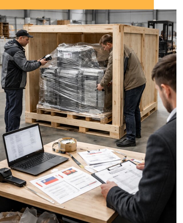 Доставка промышленного оборудования из США от 71032 руб