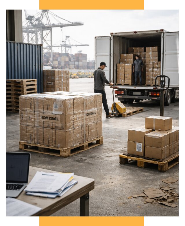 Доставка грузов из Израиля от 16392 р., логистика от СетСервис-Тхв