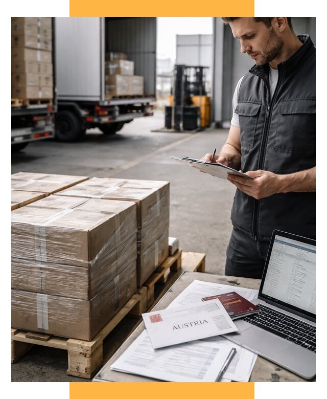 Доставка в Австрию от 71032 р. Логистика и экспорт СетСервис-Тхв