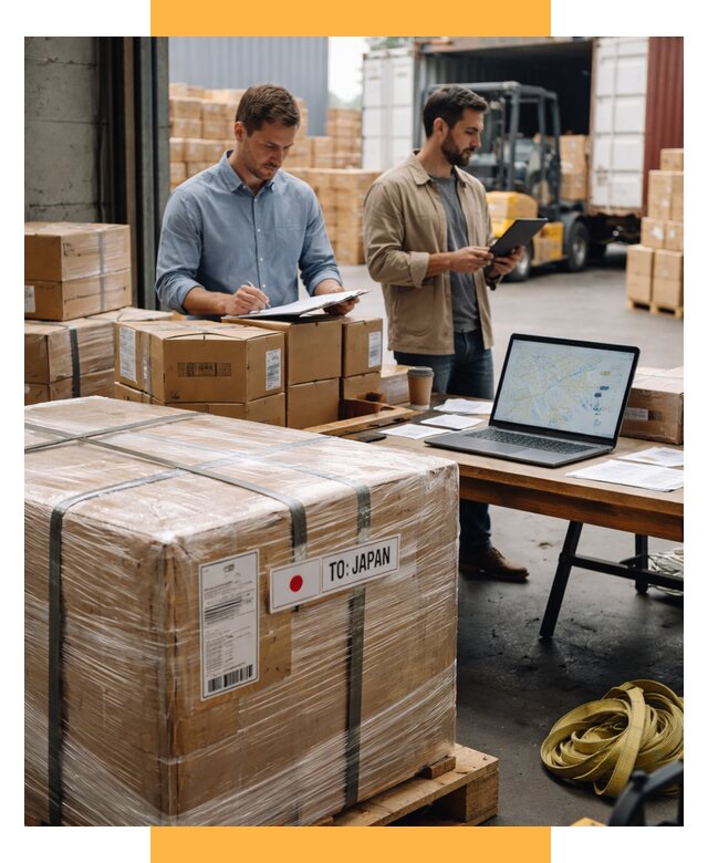 Доставка грузов в Японию от 27320 р., логистика СетСервис-Тхв