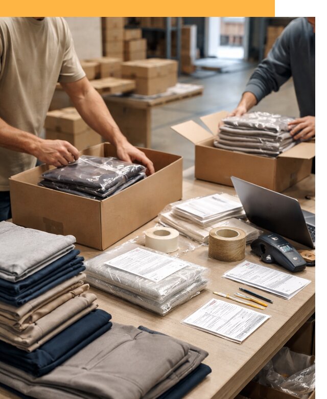 Перевозка одежды по миру от 8196 руб. с таможенным оформлением