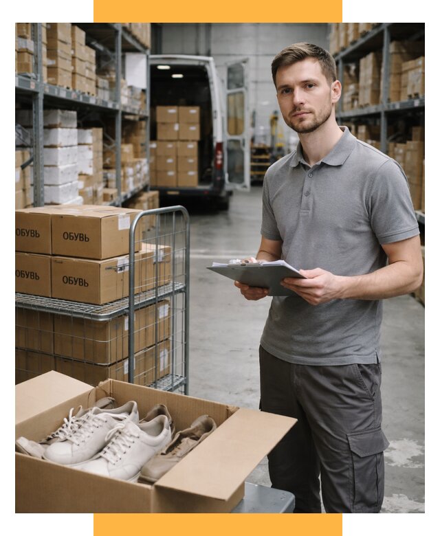 Доставка обуви из Китая и Турции от 4918 р. СетСервис-Тхв