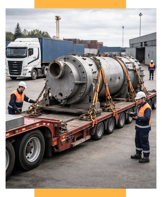Перевозка тяжеловесных грузов под ключ от 163920 р. | СетСервис-Тхв
