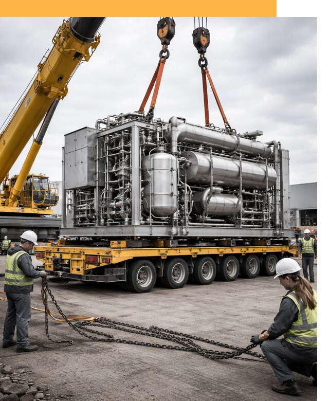 Перевозка тяжеловесных грузов по миру от 163920 руб