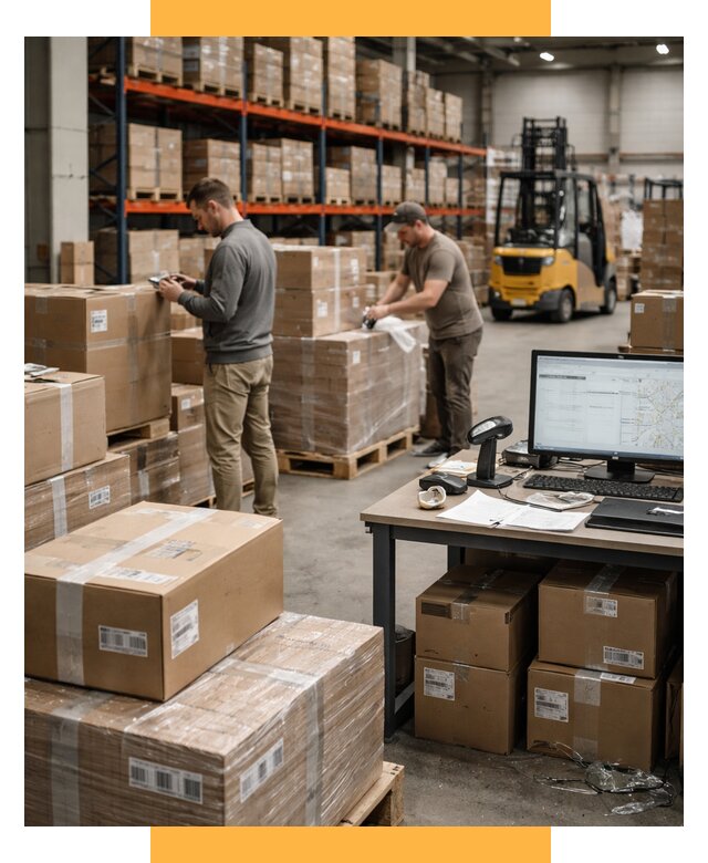 Склад консолидации в Европе от 7103 р., услуги СетСервис-Тхв